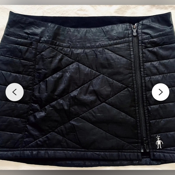Smartwool Black Quilted Mini Pencil Skirt - Picture 1 of 5